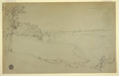Studier. Niagarafallen. av Frederic Edwin Church