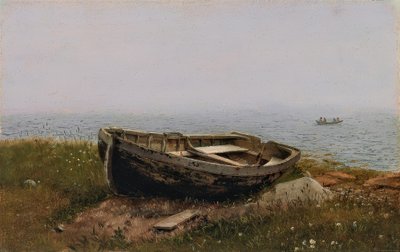 Övergiven roddbåt av Frederic Edwin Church