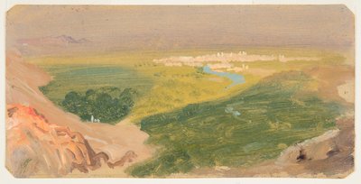 Utsikt mot Damaskus, Syrien av Frederic Edwin Church
