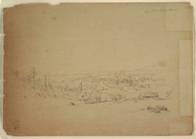 Utsikt från Grand Manan Island, Kanada, till havet av Frederic Edwin Church