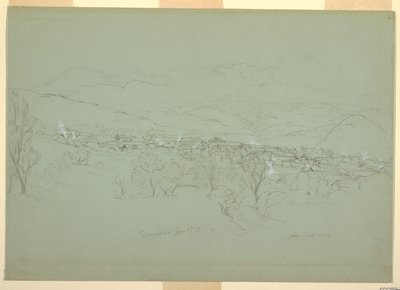 Utsikt över Guaranda, Ecuador av Frederic Edwin Church