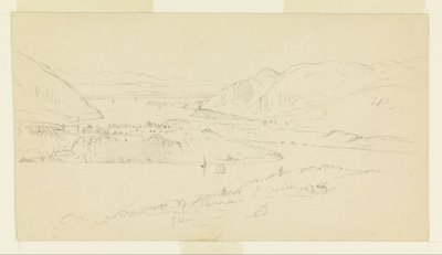 Utsikt över West Point från Castle Rock av Frederic Edwin Church