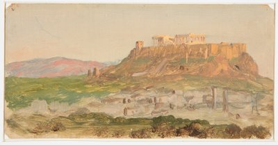 Utsikt över Akropolis, soluppgång av Frederic Edwin Church
