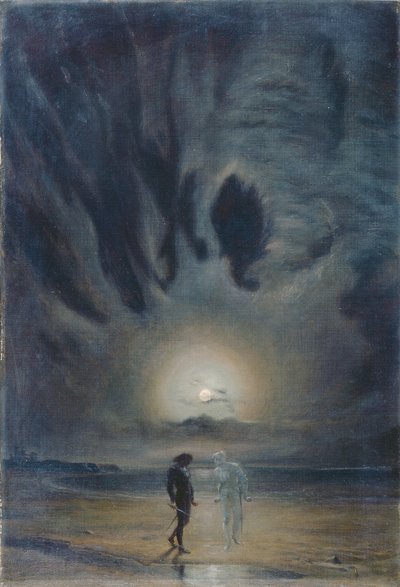 Hamlet och spöket av Frederic James Shields