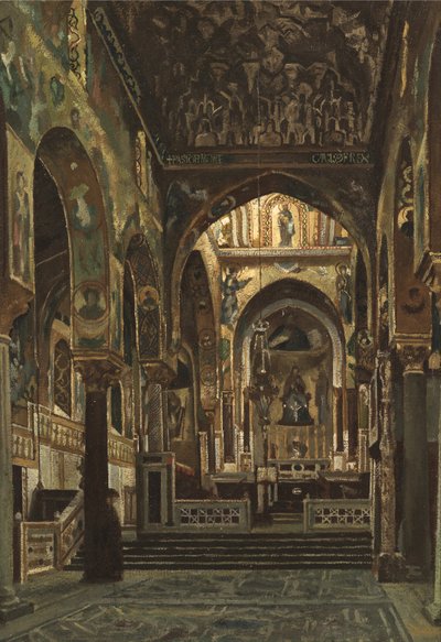 Palatinska kapellet, Palermo av Frederic Leighton