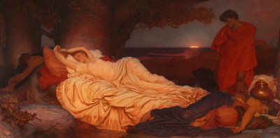 Cymon och Iphigenia, 1884 av Frederic Leighton