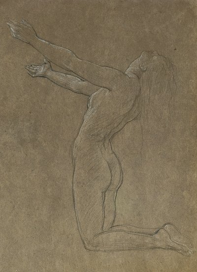 Studera för Clytie av Frederic Leighton