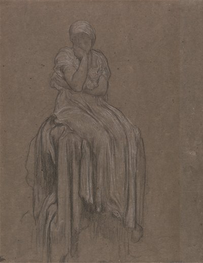 Studera för ensamhet av Frederic Leighton