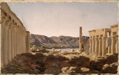 Philaes tempel av Frederic Leighton