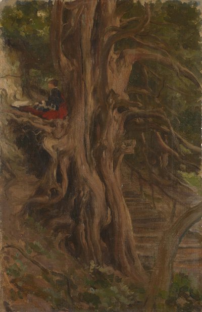 Träd vid Cliveden av Frederic Leighton 1st Baron Leighton