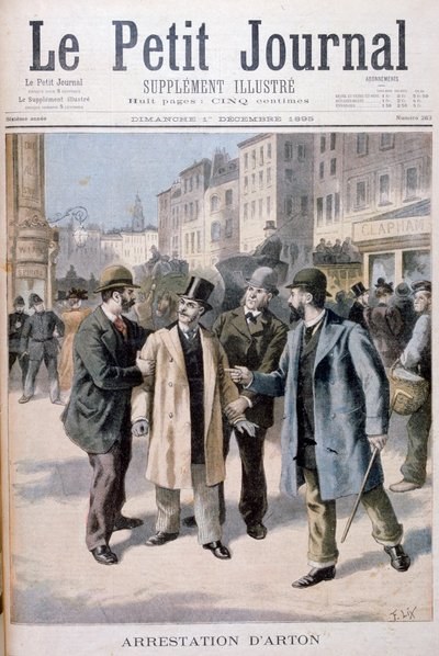 Arresteringen av Arton, 1895 av Frederic Lix