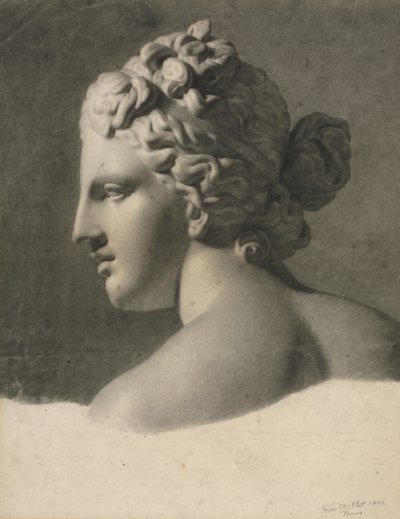 Studie av en gipsavgjutning (a la bosse) av Frederic Millet