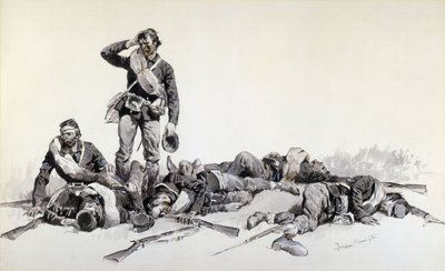 Efter slaget av Frederic Remington