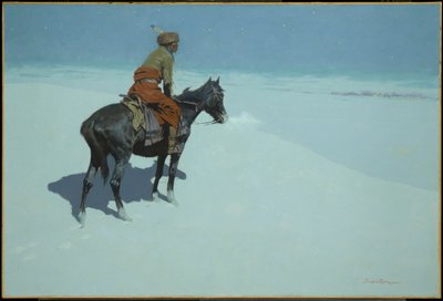 Vänner eller fiender? (Spanaren) av Frederic Remington