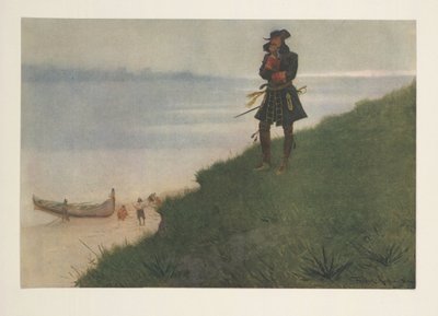 La Salle från Colliers Weekly, pub. 1906 av Frederic Remington