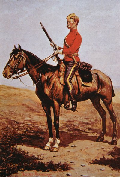North-West Mounted Police of Canada av Frederic Remington