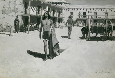 Inget annat än glada blickar följde fladdermusen av Frederic Remington