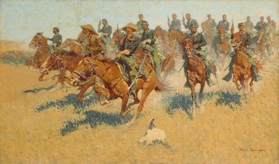 På södra slätten, 1907. av Frederic Remington