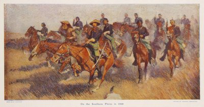 På södra slätten 1860, pub.1909 av Frederic Remington