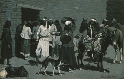 Indian Village av Frederic Remington