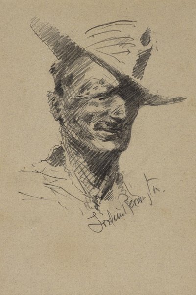 Självporträtt av Frederic Remington