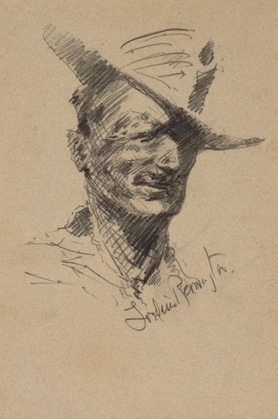 Självporträtt av Frederic Remington