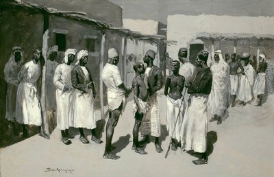 Slavmarknad av Frederic Remington