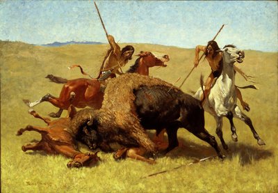 Buffeljakten av Frederic Remington