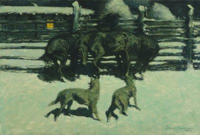 Ropet på hjälp av Frederic Remington