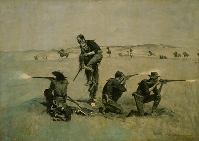 Den sista striden av Frederic Remington