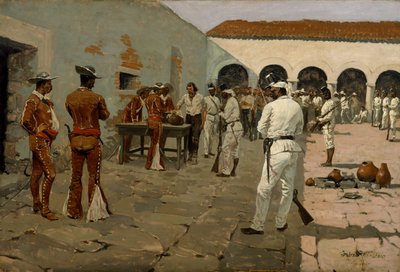 Mier-expeditionen: Teckningen av den svarta bönan av Frederic Remington