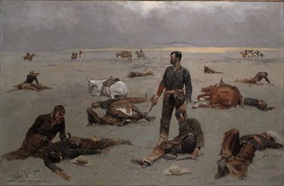 Vad en omärkt ko har kostat av Frederic Remington