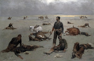 Vad en omärkt ko har kostat, 1895 av Frederic Remington