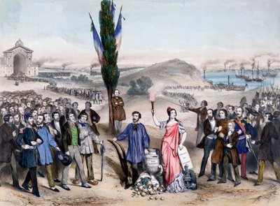 Allmän rösträtt, 1850 av Frederic Sorrieu