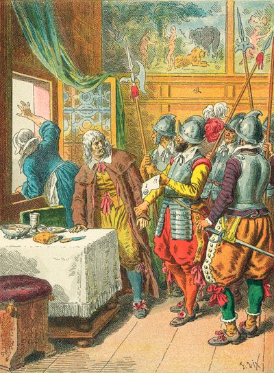 Arrestation af Brousselswed av Frederic Theodore Lix