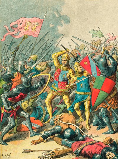 Tupu Ioane i le taua i Poitiersswed av Frederic Theodore Lix