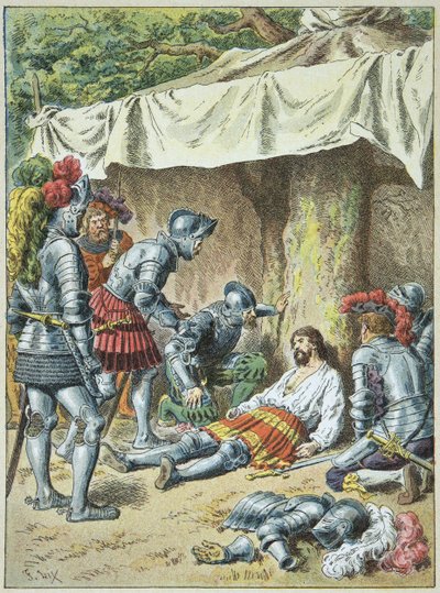 Riddare Bayard dog den 30 april 1524 som romagnano. av Frederic Theodore Lix