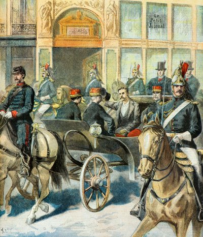 Republikens president Casimir Perier återvänder av Frederic Theodore Lix