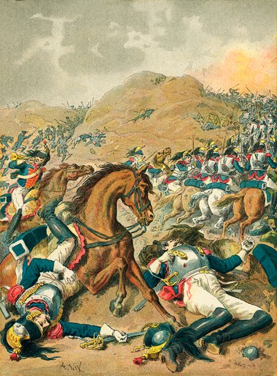 Slaget ved Moskvas svenske av Frederic Theodore Lix