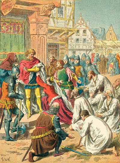 Borgarna i Calais av Frederic Theodore Lix