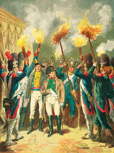 Dagen före slaget vid Austerlitz av Frederic Theodore Lix