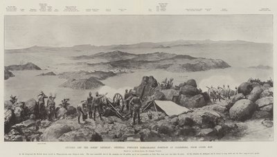 Att skära av boernas reträtt, General Frenchs anmärkningsvärda position vid Colesberg, från Coles Kop av Frederic Villiers