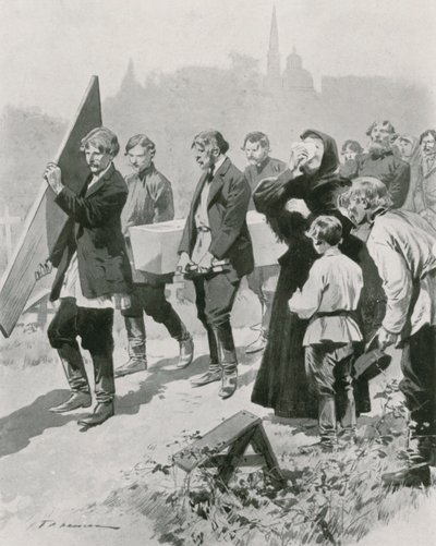 En begravning i medelklassen av Frederic de Haenen