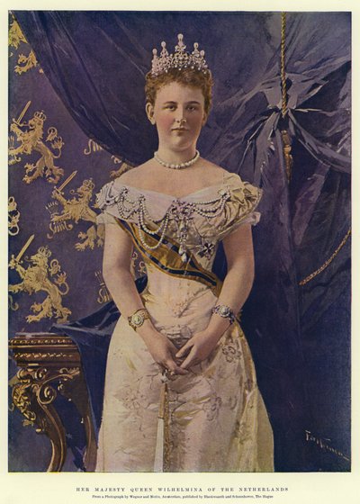 Hennes Majestät Drottning Wilhelmina av Nederländerna av Frederic de Haenen
