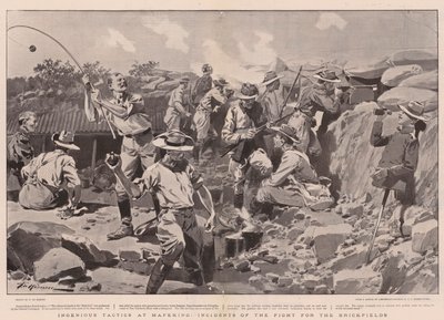 Genialisk taktik på Mafeking, Incidents of the Fight for the Brickfields av Frederic de Haenen