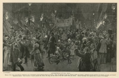 Ladysmith-dagen i Pall Mall av Frederic de Haenen
