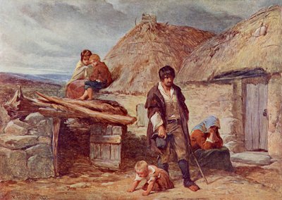 En irländsk vräkning av Frederick (after) Goodall