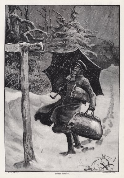 Middagsdags!!! (gravyr) av Frederick (attr. to) Barnard