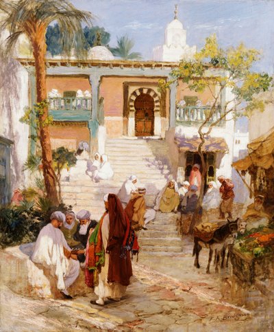 Vid souken, av Frederick Arthur Bridgman