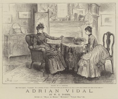 Adrian Vidal, av W E Norris av Frederick Barnard